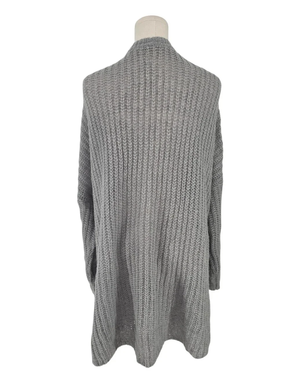 Free People Weekend Escape Cardigan Size S Gray Alpaca Wool Oversized